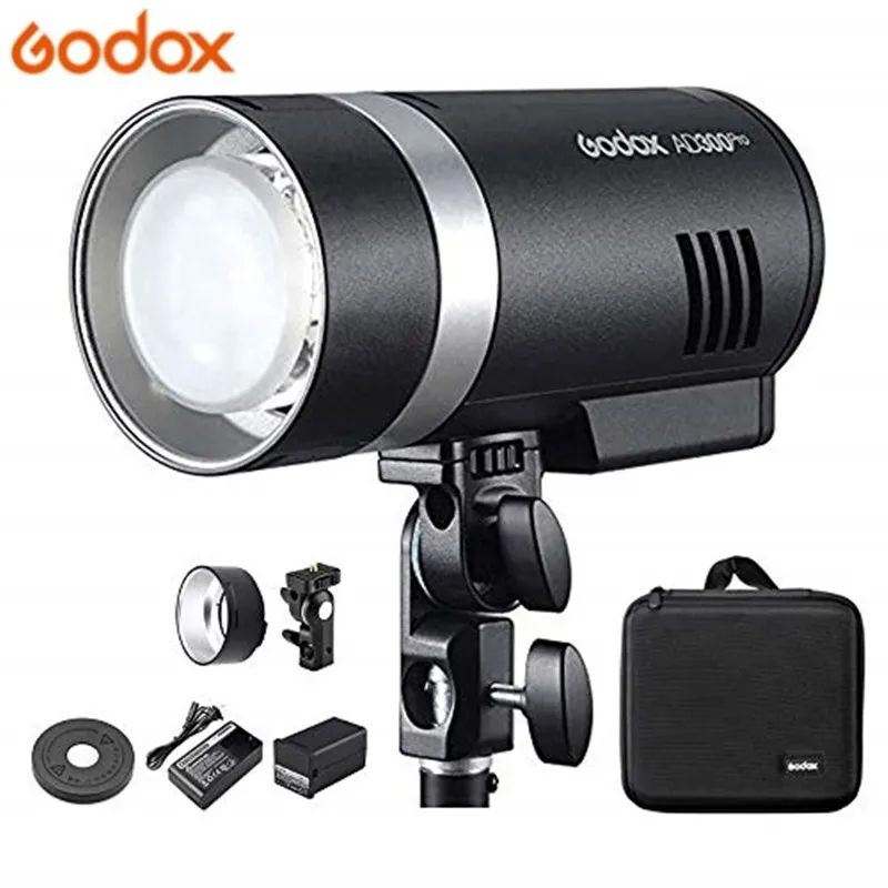 

Godox AD300Pro Outdoor Flash Light 300Ws TTL 2.4G 1/8000 HSS with Battery for Canon Nikon Sony Fuji Olympus Panasonic