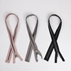 Matting Decorative Solid Color Shiny Teeth Black Metal Zipper
