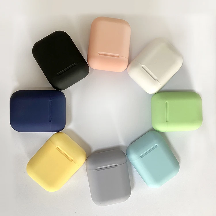 

Matte Finished TWS i10 i11 i12 i30 i60 Inpods 12 Air Ear bud pod Wireless Earphone Earbuds with power case