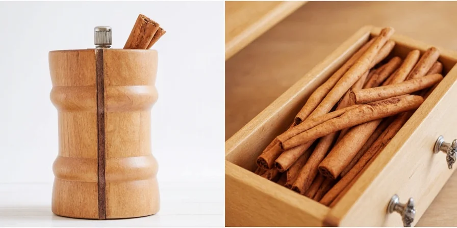 Grating cinnamon stick with a microplane grater