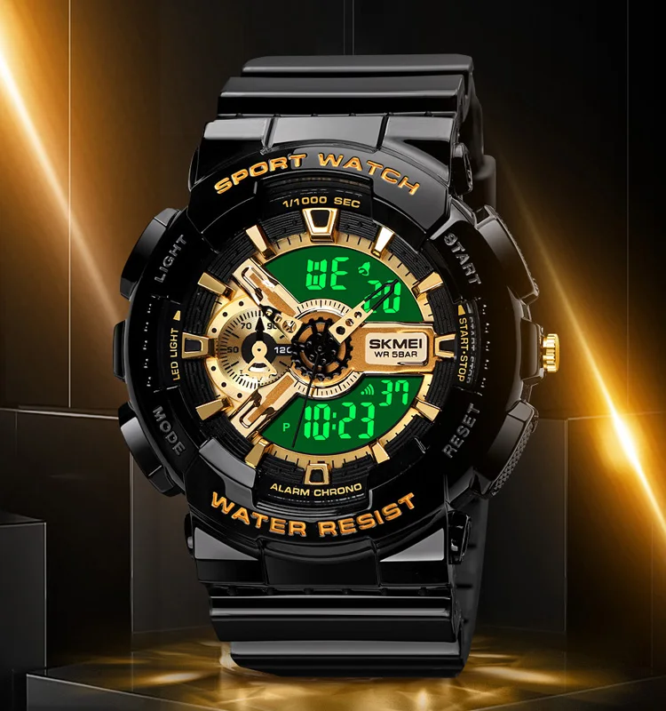 

Hot Sale Digital Sport Watch Skmei 1688 Military Analog Digital Wrist Watch Shockproof 50m Waterproof Wristwatch Custom Logo