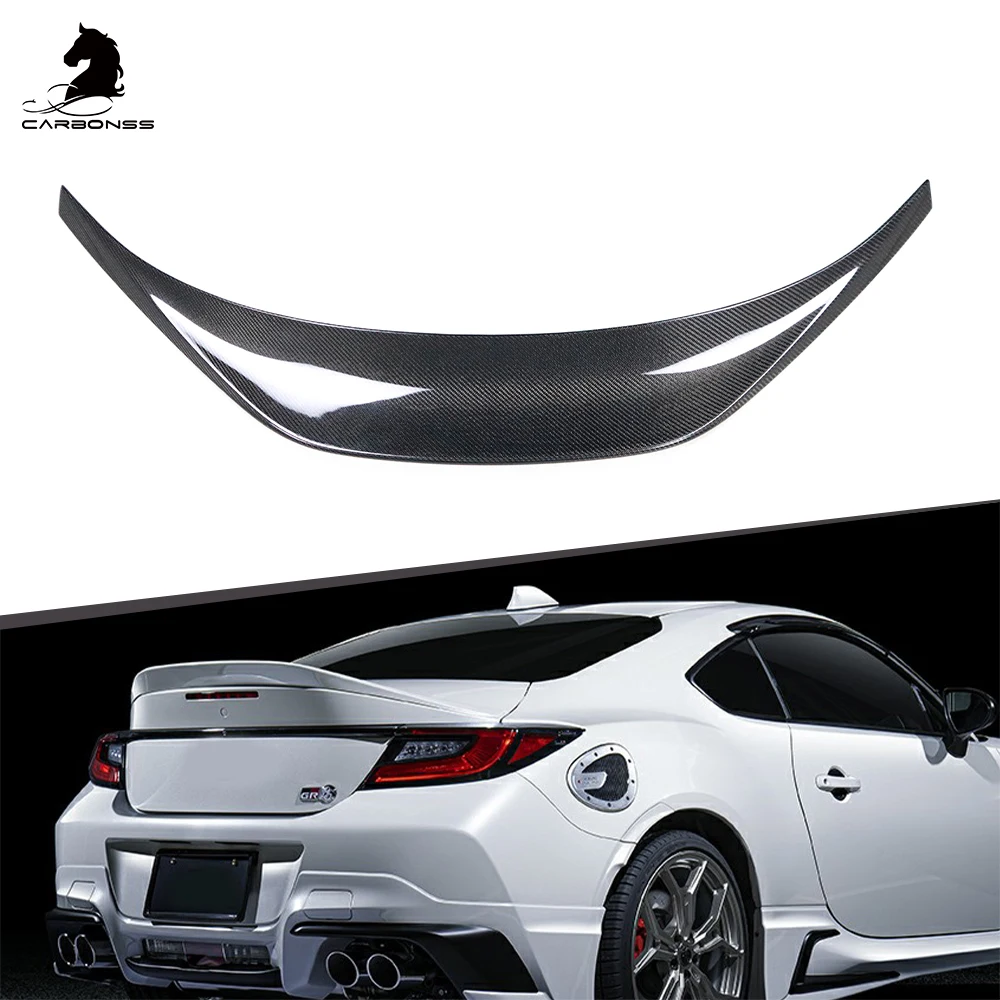 

Carbon Fiber TRD Style Wing Rear Spoiler For Subaru BRZ Spoiler For Toyota GR86 2021+