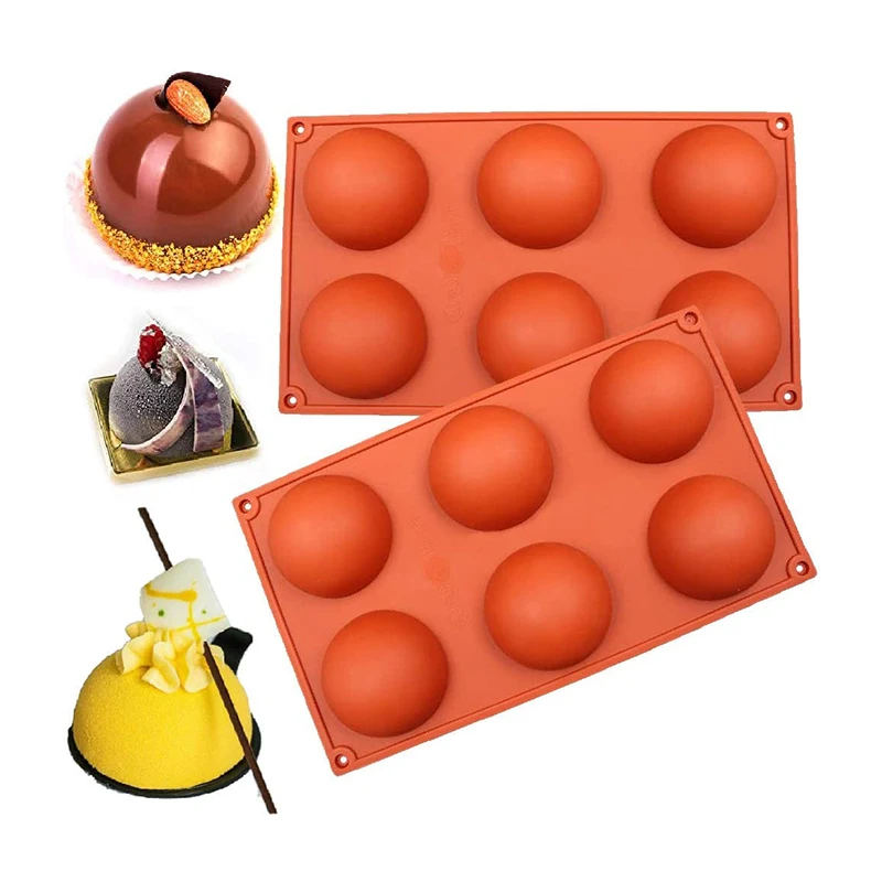 

Manufacturer Wholesale Reusable Silicone Sphere Mould Hot Chocolate Bomb Mold
