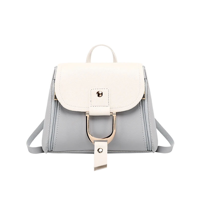 

ISO BSC factory cheap custom spot leather snake pattern mini backpack ladies formal small backpack student college mini designer