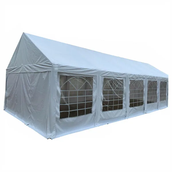 

Fire Resistant  PVC wedding party tents with full set of sidewalls, White or customized