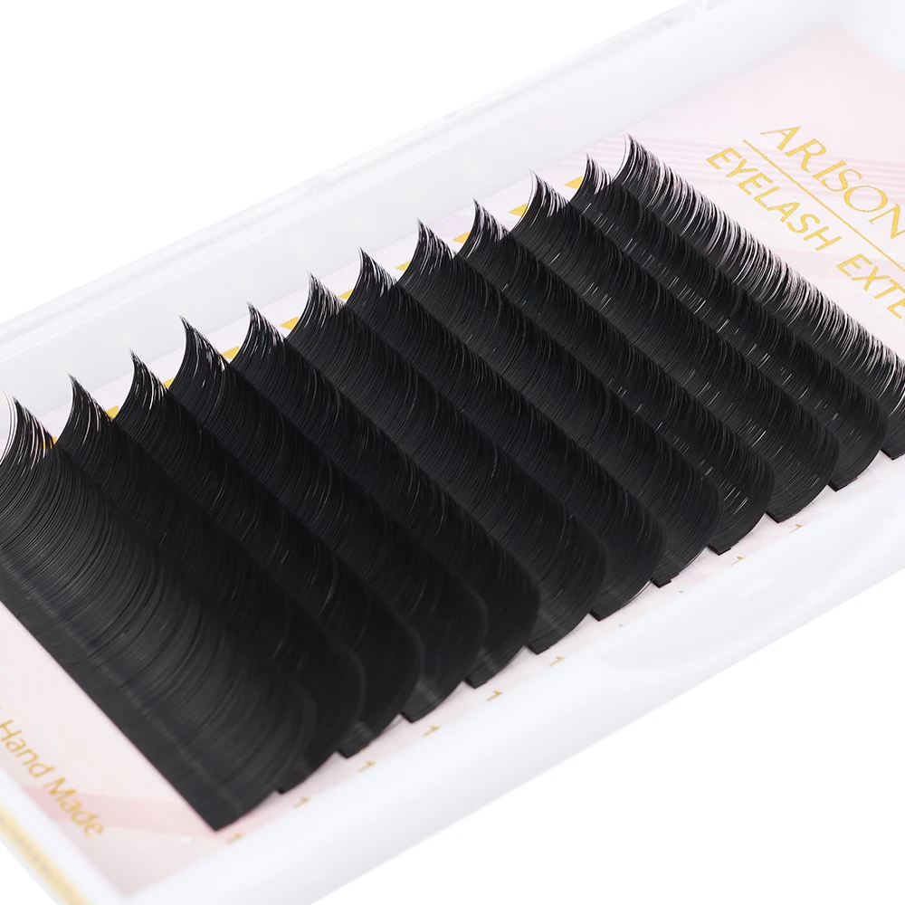 

Korean Mink Eyelash Extension Mink Lash Extensions Private Label Cashmere Russian Volume Silk Eyelash Extension, Deep black