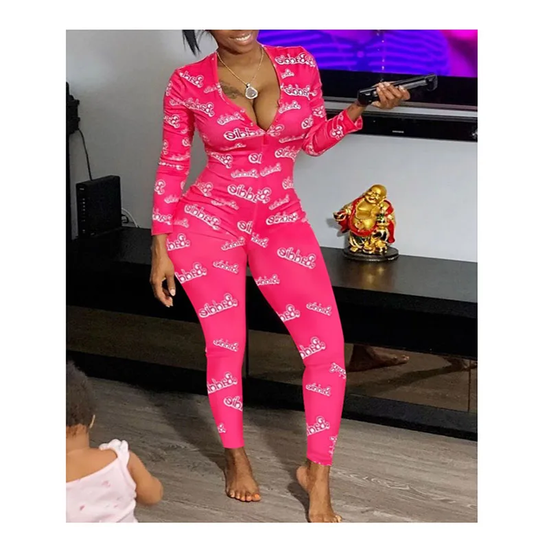 

150 2020 Onesie sleepwear Woman Long Sleeve Fall Clothing for Women plus size Onesie Pajamas