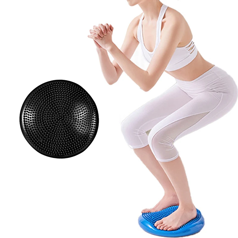 

Guaranteed Quality Proper Price 360 Degree Yoga Balance Board Disc Stability Round Plates Inflatable Stability Disc Wobble Air, Optional