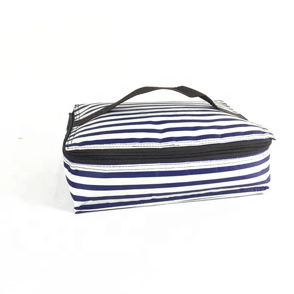 

Portable Custom Stylish Cheap Canvas 300D Cooler Storage With Zipper