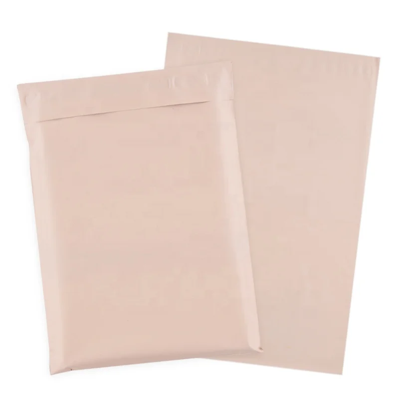 

Custom Printing Nude Color Poly Mailer Bag Biodegradable Shipping Bags T shirts Clothing Packages