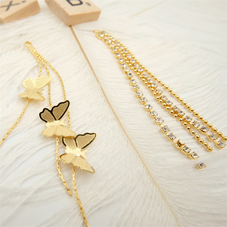 

earrings charm copper wire jewelry making tassel charms for Fashion accessories