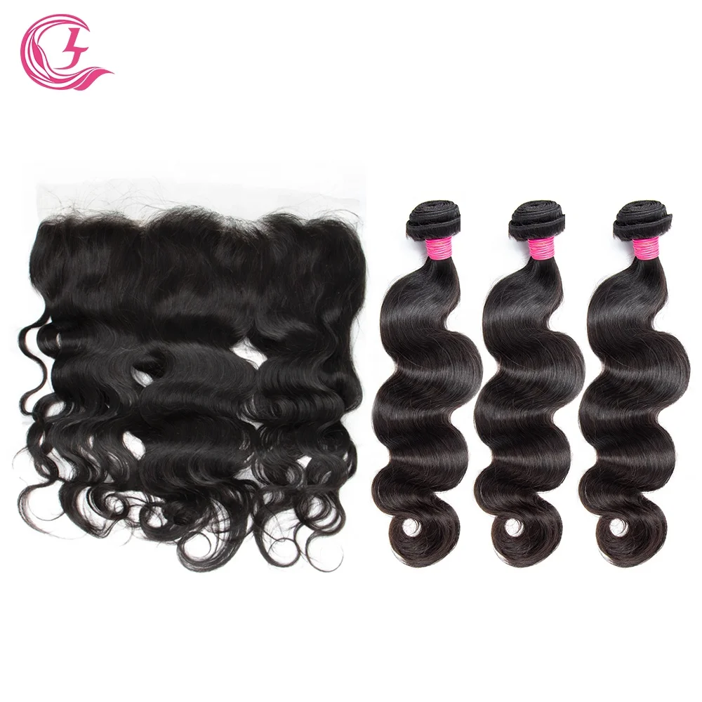 

Wholesale Cheap Unprocessed Raw Human Brazilian Hair 16 Inch 27 Pieces Short Grade Bundles Pack Body Weave With Frontal 12A