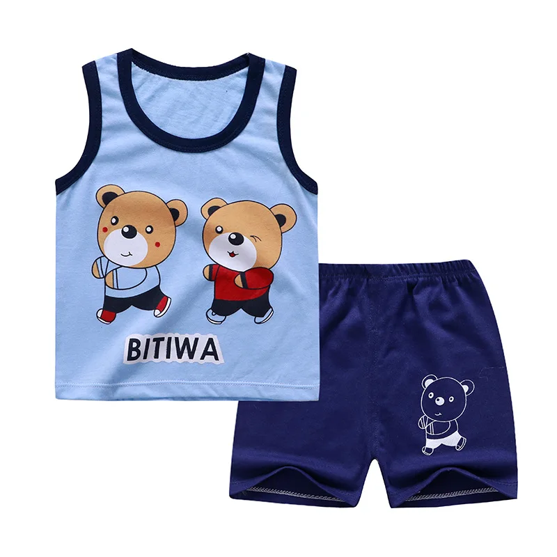 

Wholesale summer Baby Boy Clothes Sets Cute Kids Cheap Clothes Set Kids Clothing Summer Boy, Picture