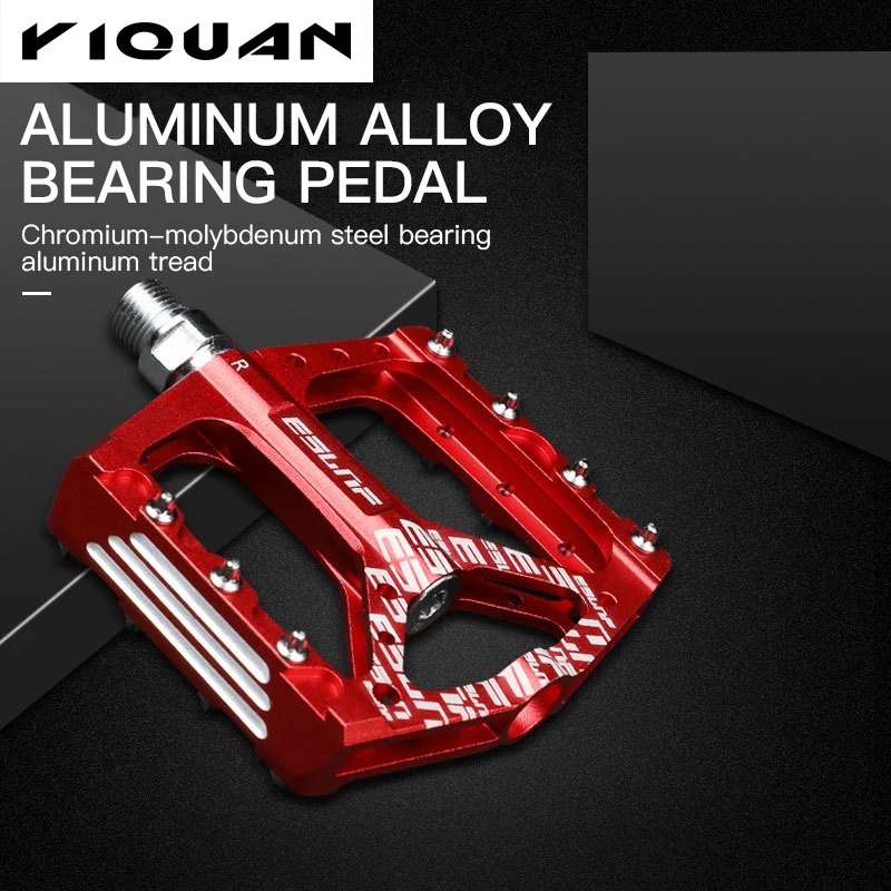 

Mountain Bike Pedals Palin Non-slip Aluminum Alloy Riding Equipment Accessories Road Bicycle Pedals, Multi colors