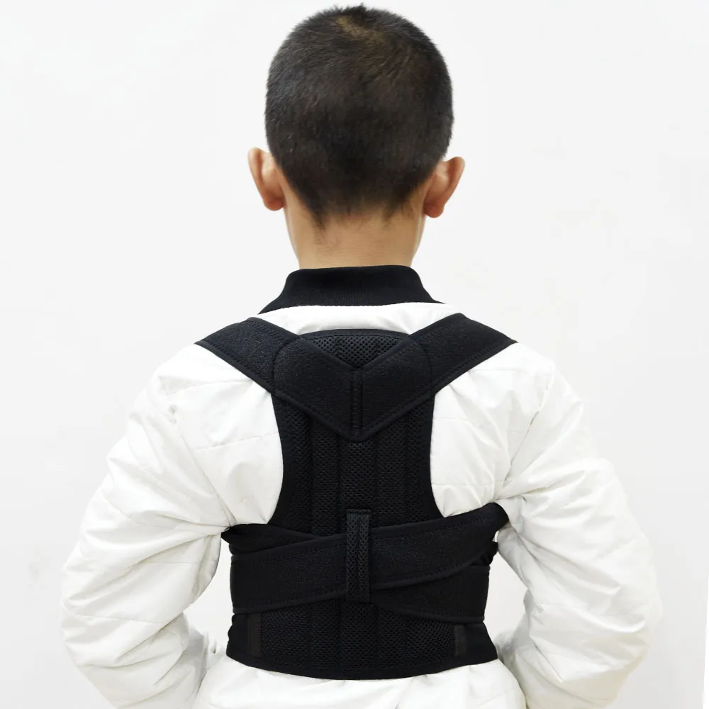 

Neoprene Comfortable and soft children lumbar back support belt kids posture corrector for students, Accept custom color