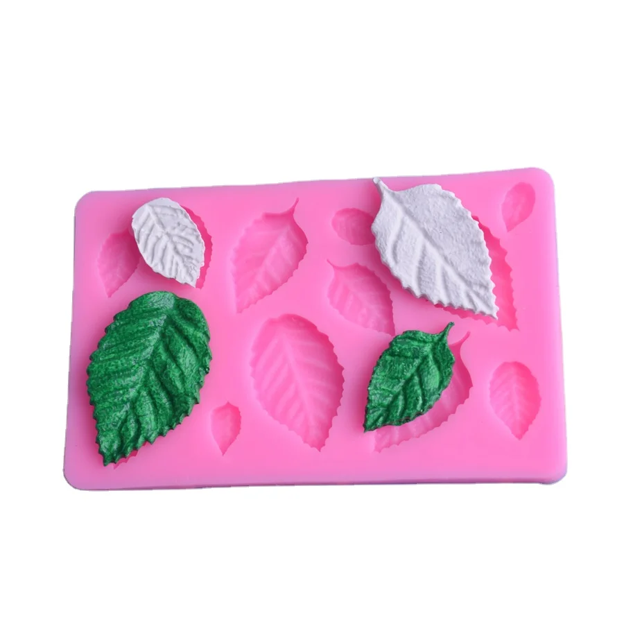 

2 kinds new leaf maple bakery tools and pastry tools cavity unique chocolate bar silicone moulds, As picture