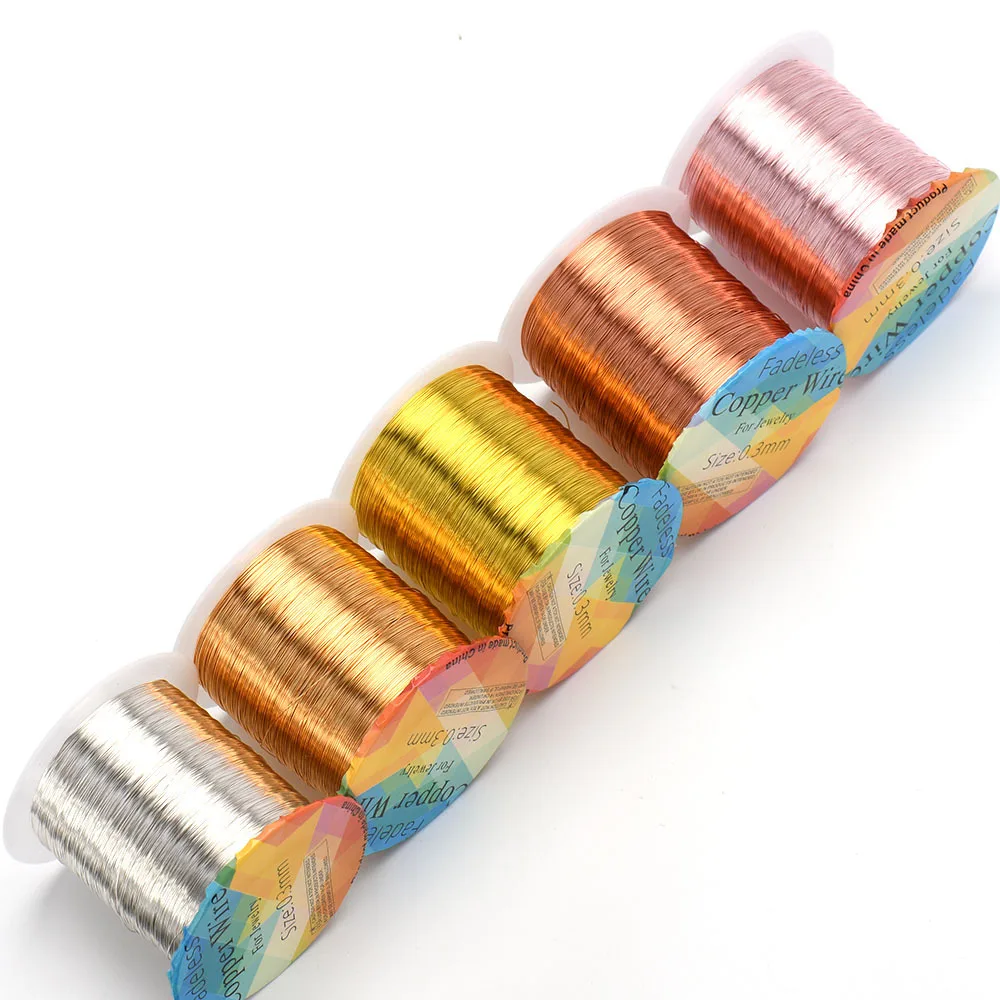 

Best Selling Non Tarnish Copper Wire For Jewelry Making Accessories Wrapping Wire