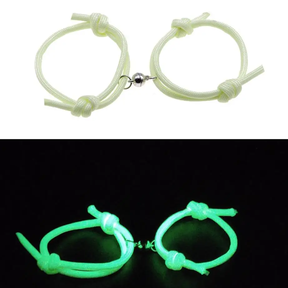 

Luminous Couple Magnet Attracting Bracelet A Pair of New Each Other