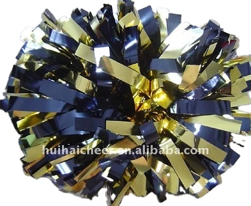 
2020 metallic pom poms for cheerleading and cheerleaders with good quality 