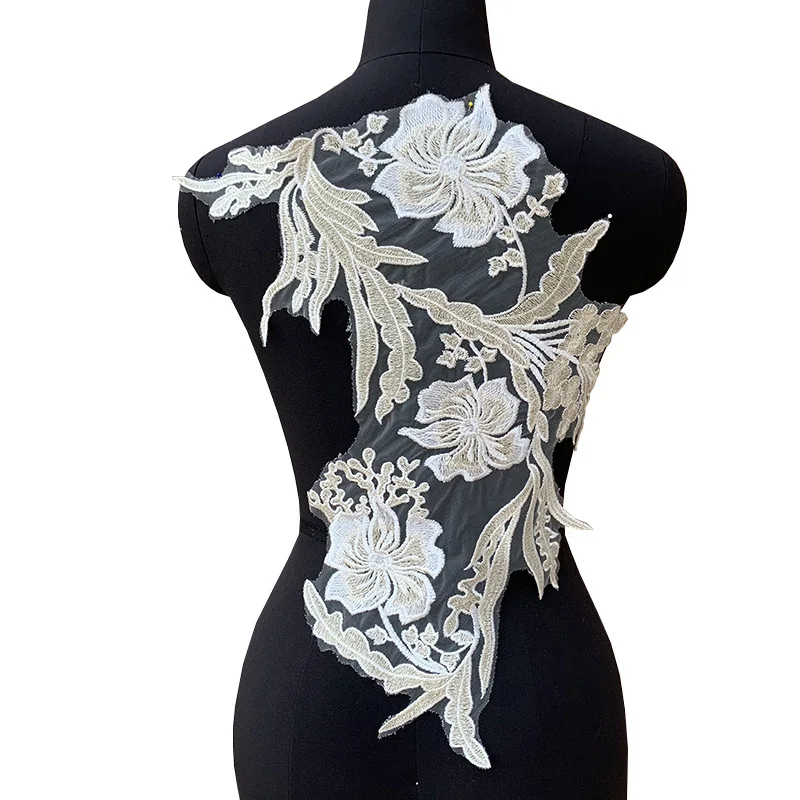 

luxury wedding lace swiss voile in switzerland laces material for white dress, Colors