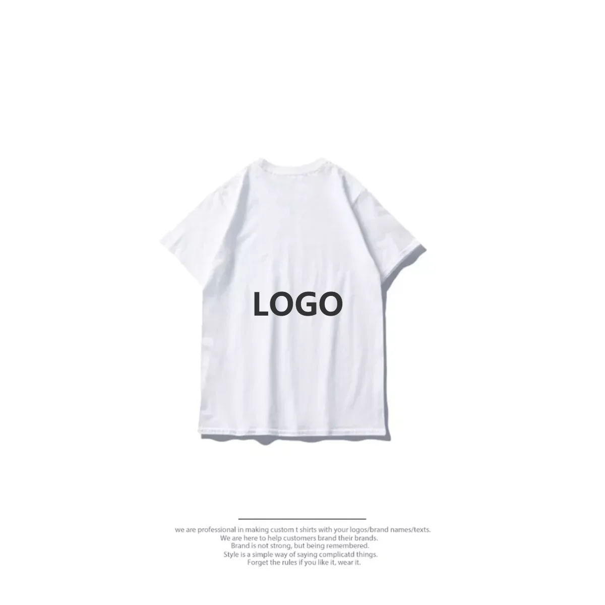 210gsm Heavy Tees Oem Brand Logo Custom 