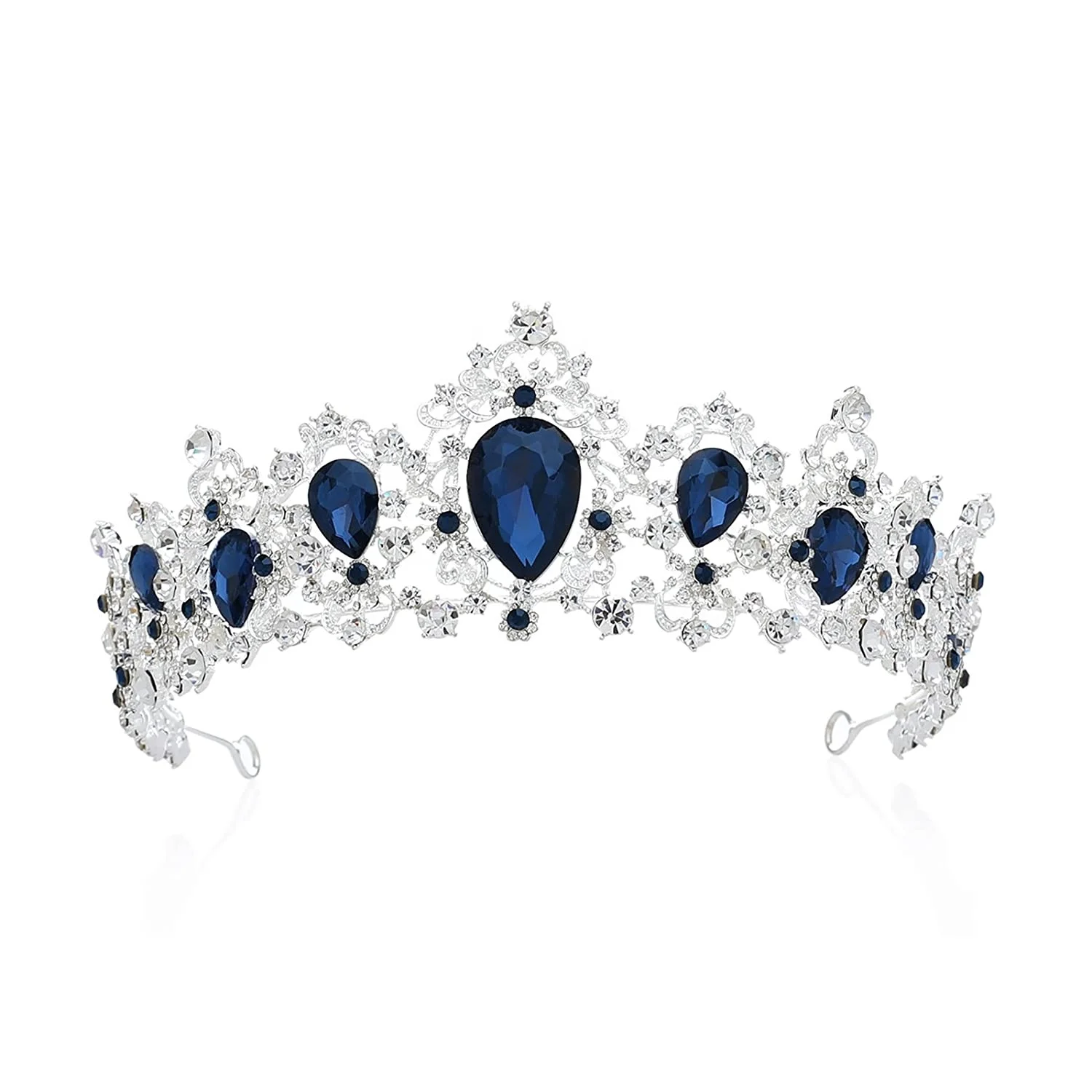 

UNIQ Crystal Tiara Wedding Crown Princess Headpieces Bridal Hair Accessories Tiaras and Crowns Wedding