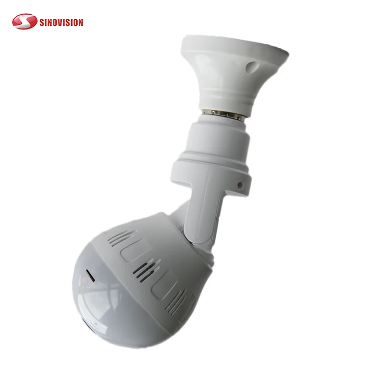 Sinovision Cheap Price 5.0mp 360 Degree Vr Panoramic Bulb V380 Mobile