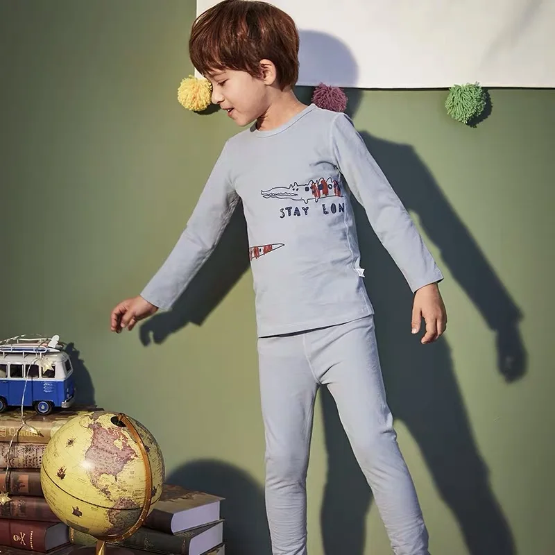 

Cotton pajamas kids kids pajamas set long sleeve cartoon kids sleepwear