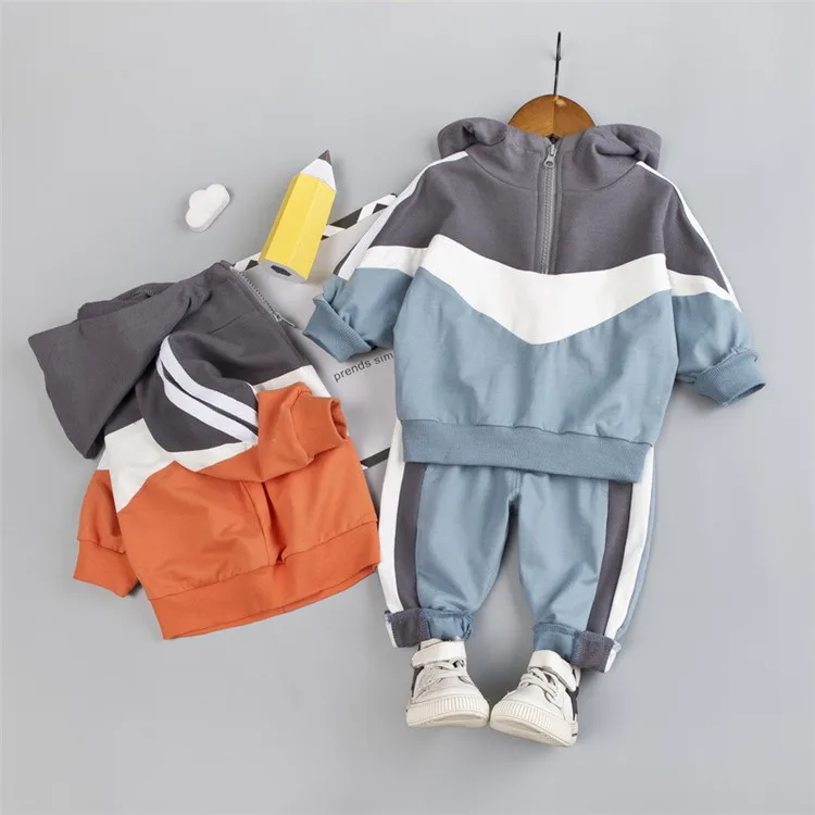 

Spring Boy Clothing Sets Full Sleeve Letter Hoodies+Pants 2 Piece Pants Set Toddler Tracksuits Baby Boys Fall Clothes Sportswear, 5 colors