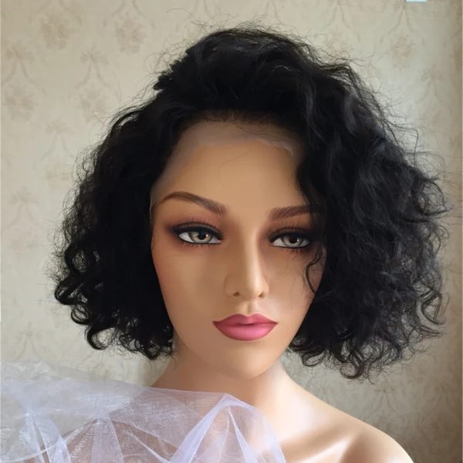 

glueless virgin brazilian hd curly wig Brazilian afro kinky curly wig for black women