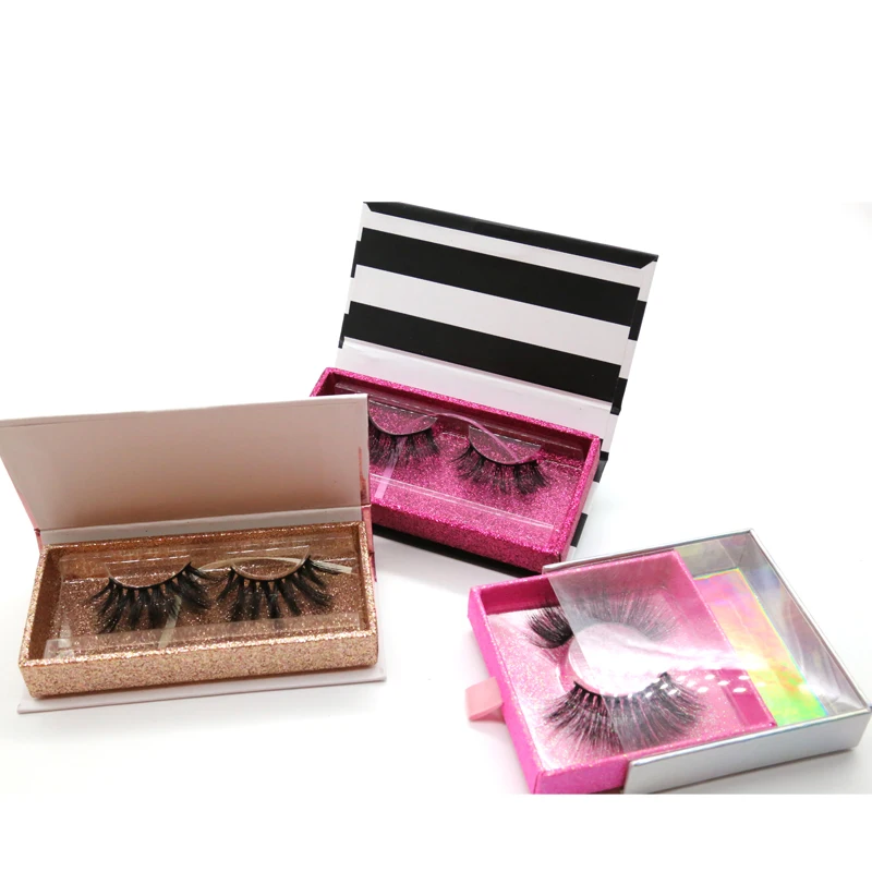 

2021 newest mega volume 3d faux mink eyelshes makup comfortable pretty eyelshes private label wholesale free sample, Black color