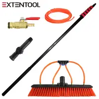 

Extenclean 36FT telescopic pole for water fed poles for window cleaning with brush L400