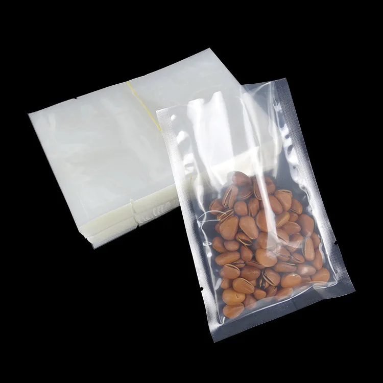 ISO9001 Fish Heat Seal Transparent Nylon Vacuum Bag