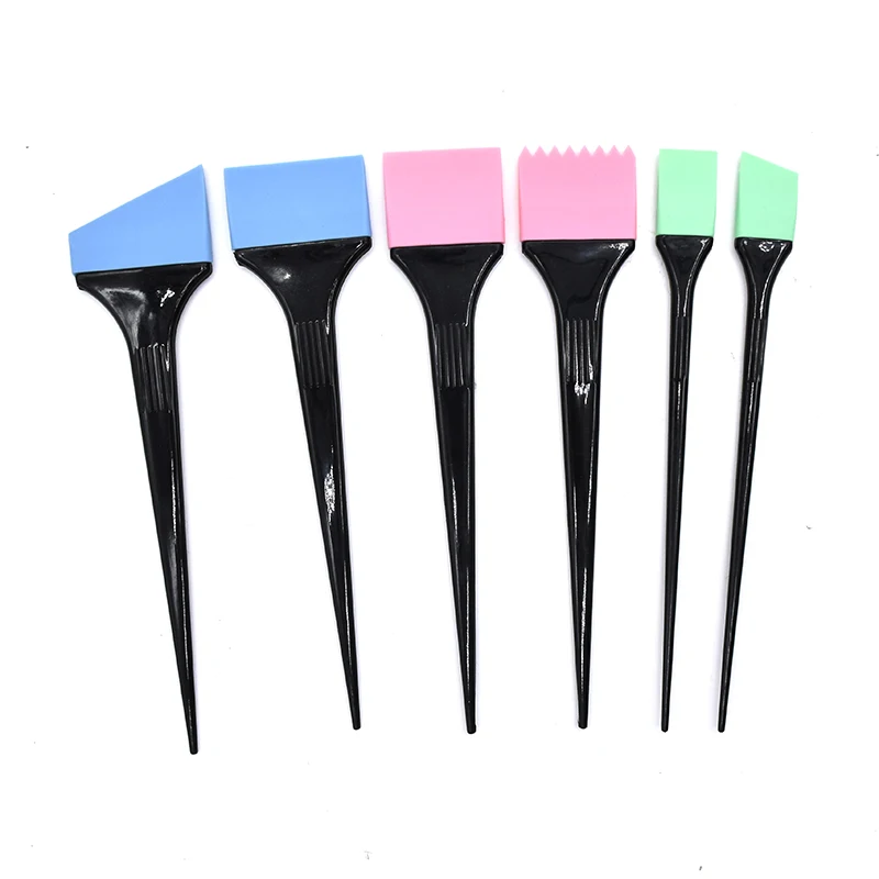 

Plastic Handle Soft Nylon Bristles Large Tinting Bleaching Hair Coloring Dye Brush, As pic