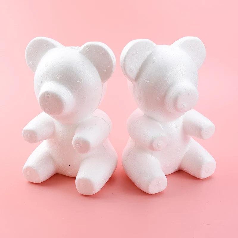 styrofoam teddy bears