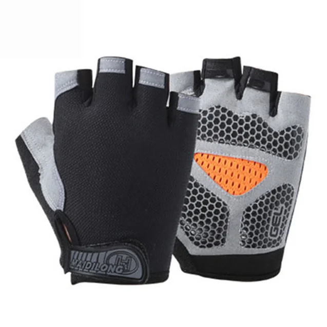 

Gel cycling gloves half finger silicone anti-slip anti-sweat sports ski bike bicycle gloves, Custom color