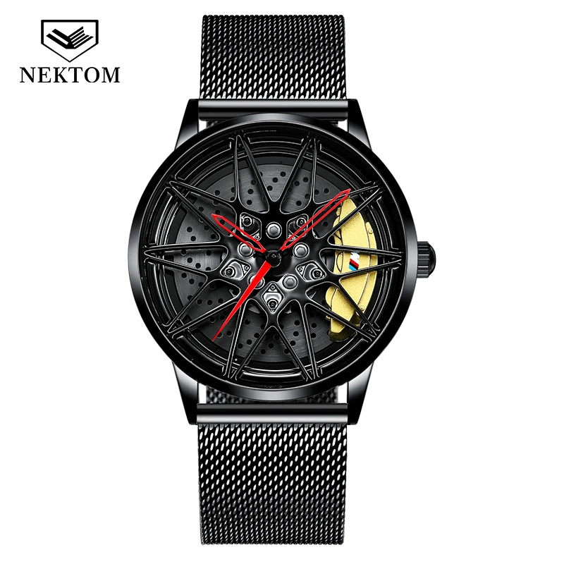 

NEKTOM Fashion Men Sport Watch Car Rim Cool Style Hot selling Drop shipping Watch