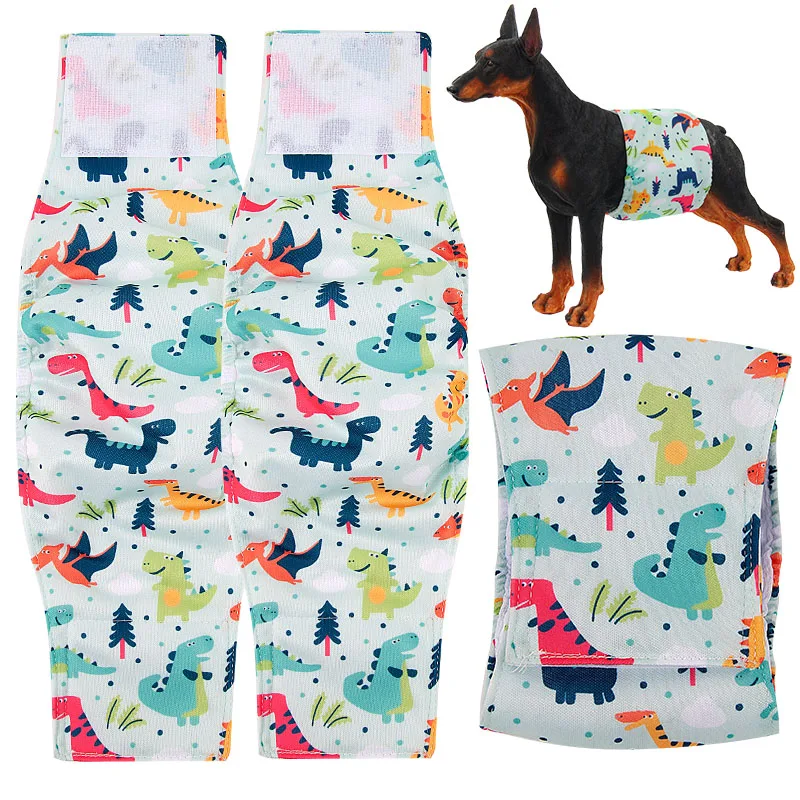 

COLLABOR Yiwu 100%TPU Retail Reusable Female Dog Diapers Pet supplies Leak-Proof Wrap Dog Sanitary Pants, Solid, print, digital print