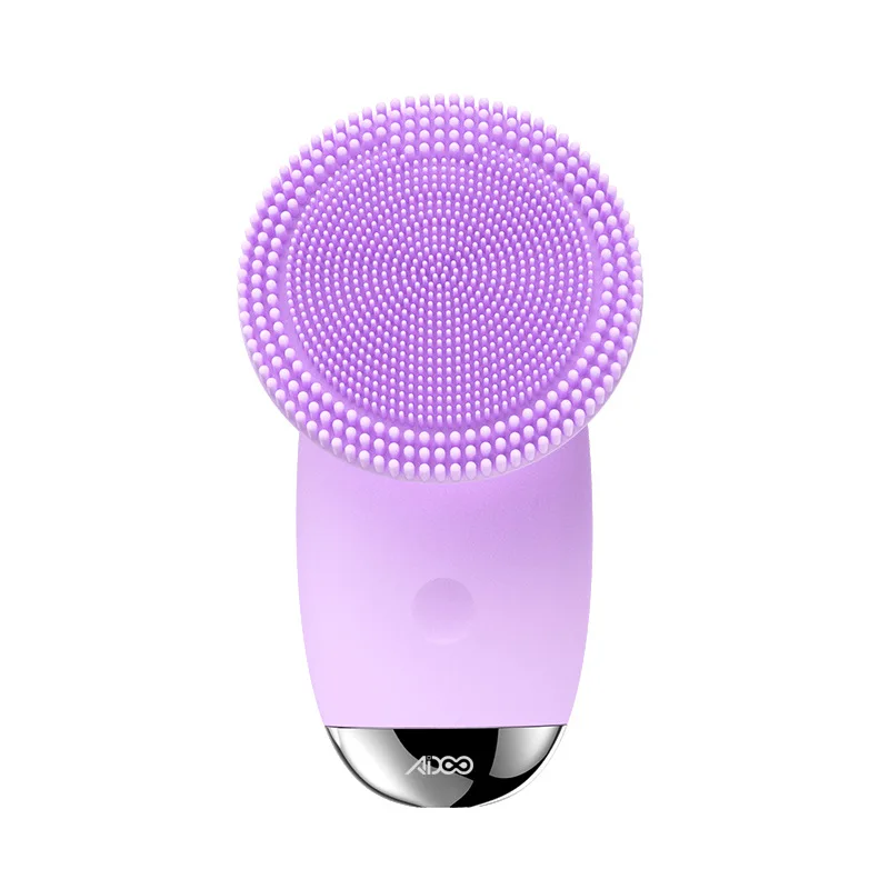 

2021 Trending Beauty Equipment Wholesale Silicone Facial Massage Cleansing Device Face Brush, Pink,green,purple