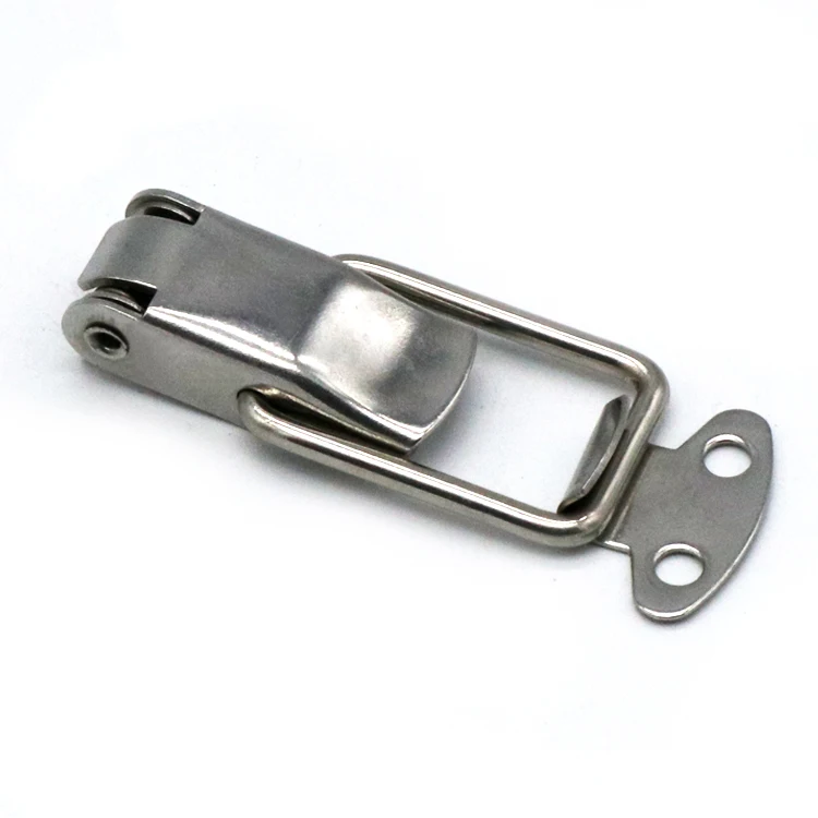 Spring Loaded Stainless Steel Draw Latch/tool Box Locking Hasp Lock ...