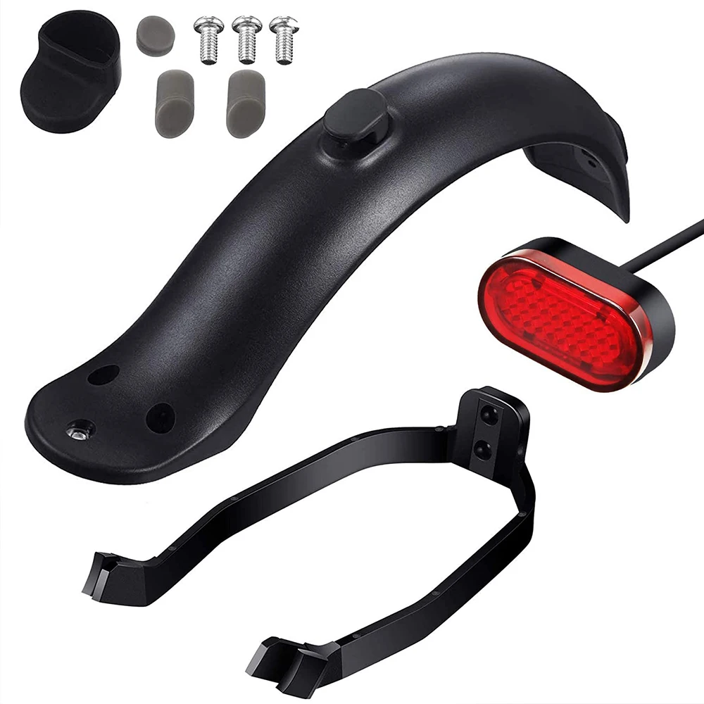 

Rear Wheel Fender Mudguard Kit for Xiaomi M365/Pro Electric scooter back wheel fender Repair Spare Parts assesories, Black