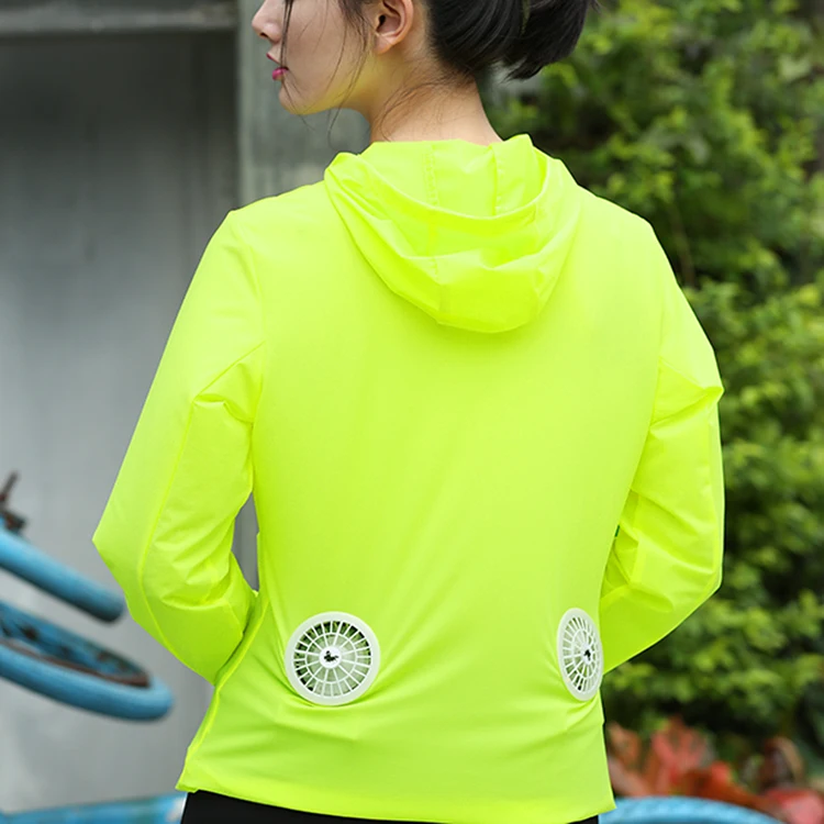

Summer Outdoor Shopping Girls' Jackets & Coats 5V USB Fan Cooling Jacket, Customized