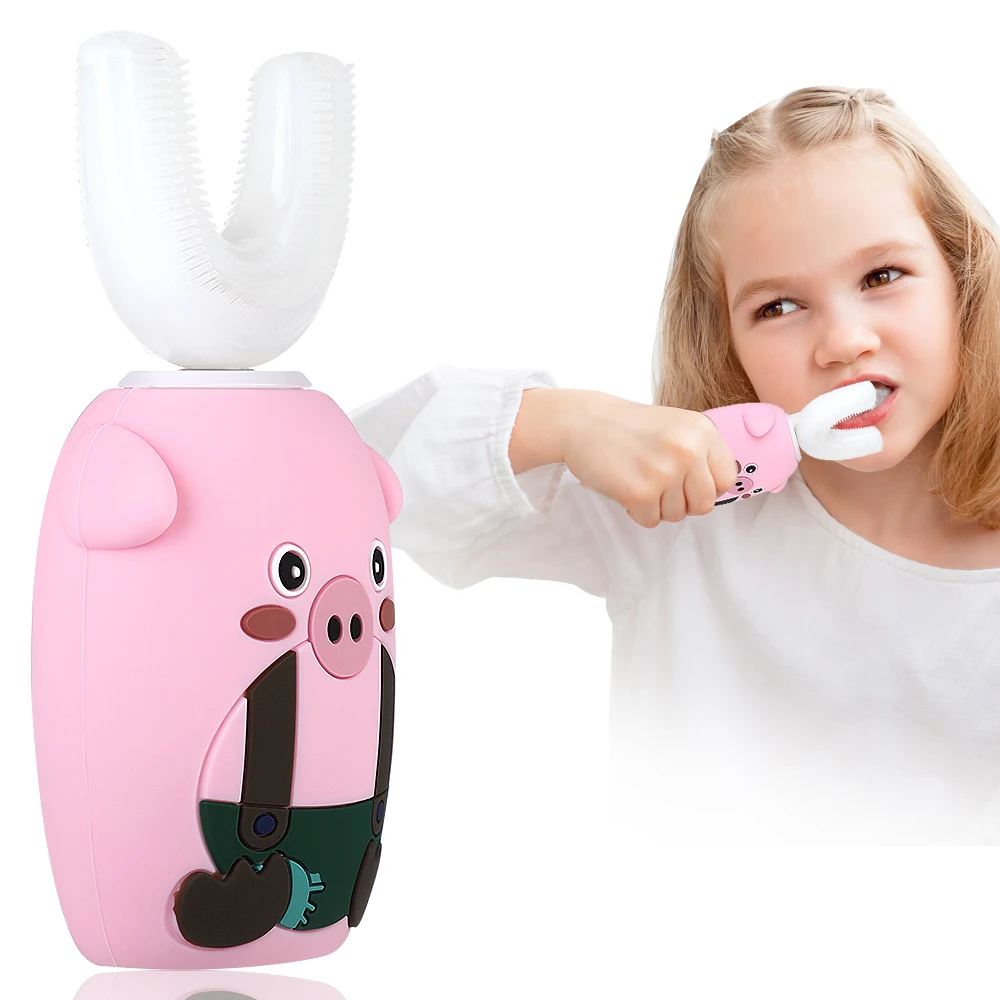 

Toothbrush Kids Smart Automatic Children Silicone Teeth Whitening Kit Cleaning Brush Oral