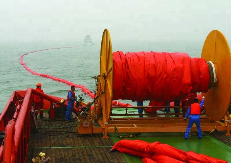 
PVC Coated Quick Laying Containment Oil Boom 