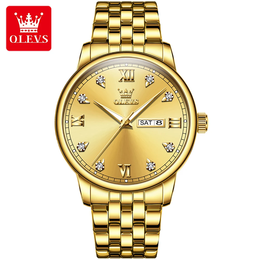

OLEVS 5525 Fashion Ladies Watches Wholesale Luxury men Quartz Watches In Stock