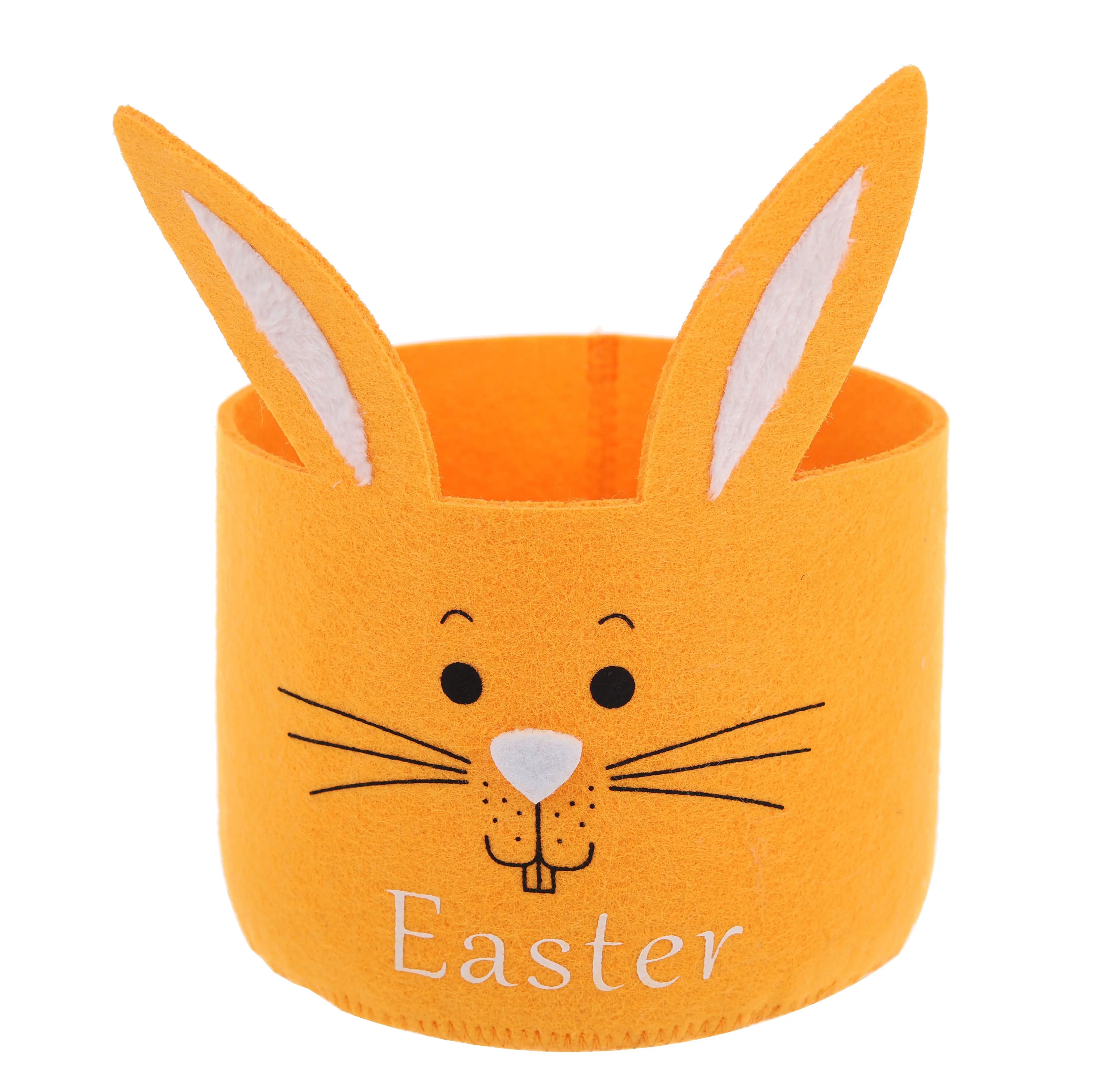 

2021 hot sales garden decoration felt flower pots cover easter basket