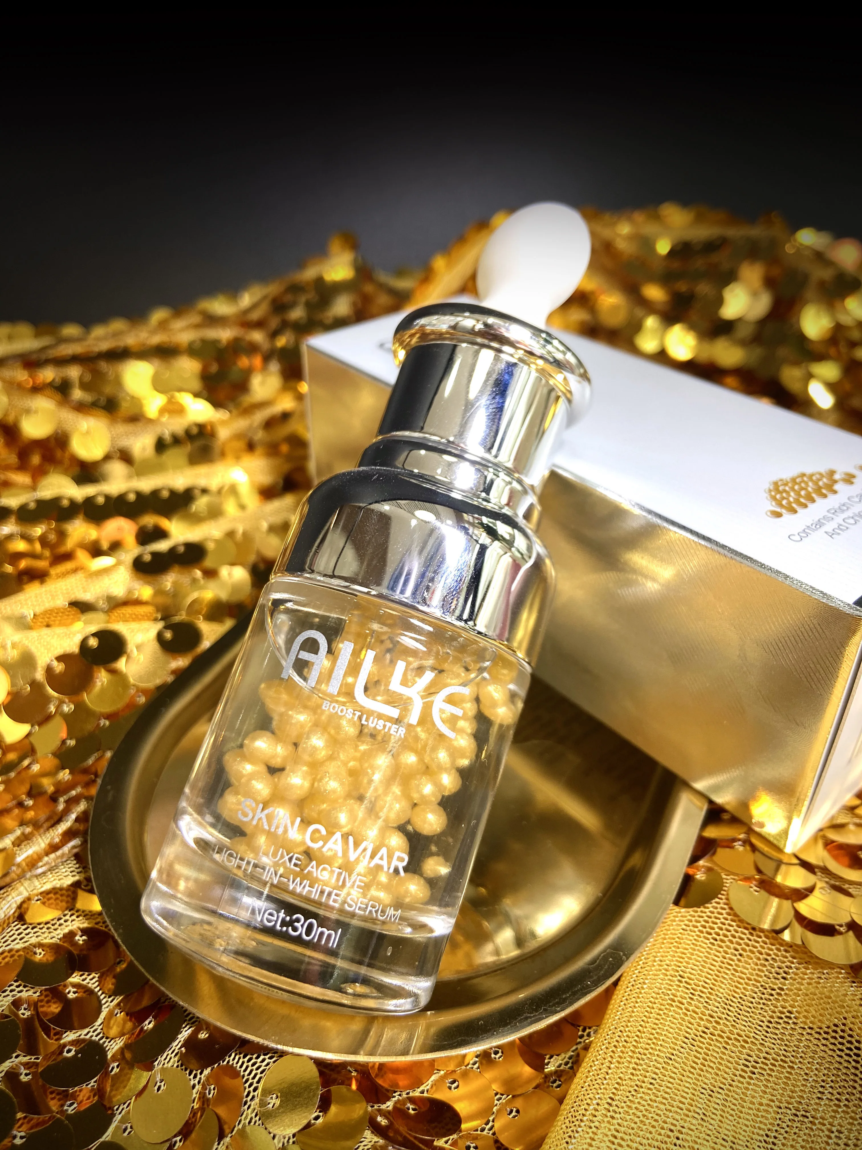 brand natural 24k gold lift serum anti aging skin caviar luxe