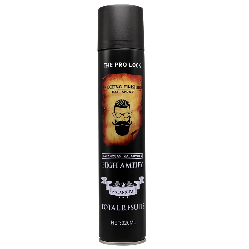 Hot selling custom private label 320ml hair setting spray waterproof matte bottle for fix hair style.jpg