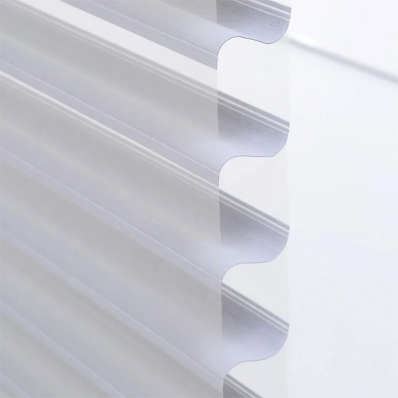 Dooya Motor Zigbee Wifi Motorized Shangri-la Blackout Light Filtering Silhouette Roller Blinds Shades