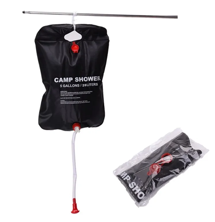 

Outdoor Practical PVC Portable Solar Hiking Camping 5 Gallons Bathing Hot Water Shower Bag